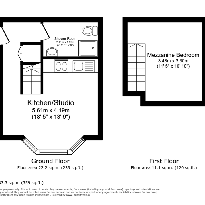 Studio to rent - Photo 1
