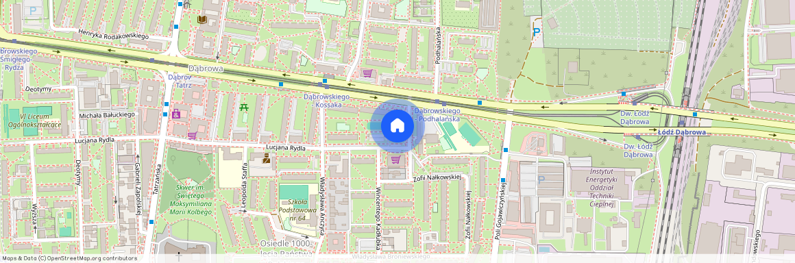 ul. Zofii Nałkowskiej, Dąbrowa, Górna, Łódź, łódzkie