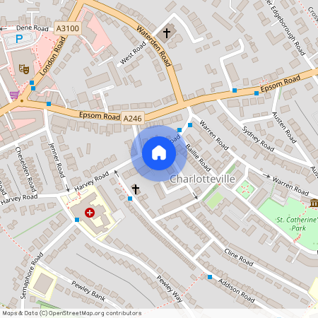 Portland Terrace, Harvey Rd, Town Centre, Guildford, GU1