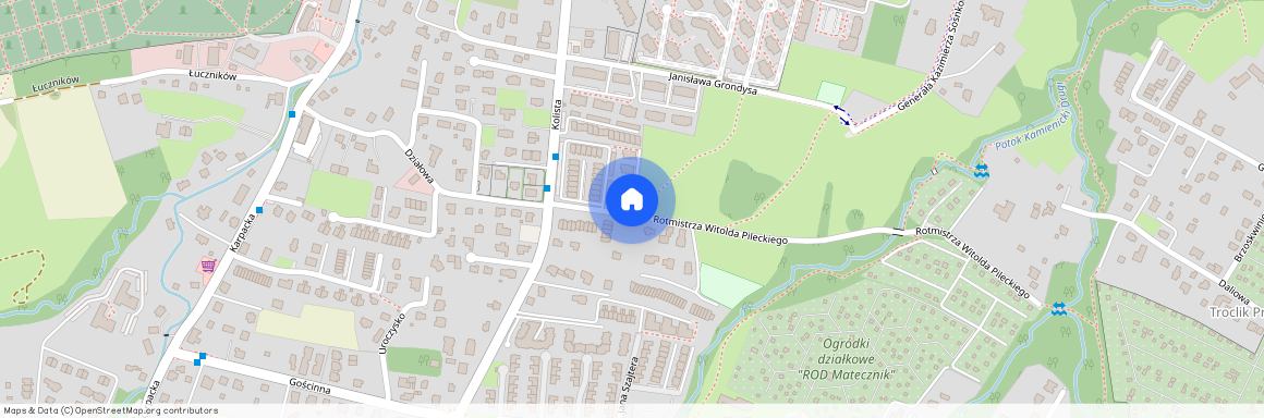 ul. Rotmistrza Witolda Pileckiego, Kamienica, Bielsko-Biała, śląskie