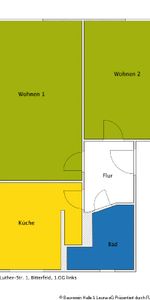 Schöne 2-Raum Wohnung ab Dezember 2024 bezugsfertig!!! - Foto 4