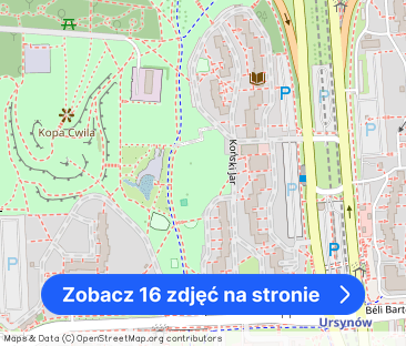 Metro Ursynów- widok na Kopę Cwila - Zdjęcie 1