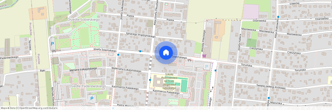 ul. gen. Józefa Sowińskiego, Piastów, pruszkowski, mazowieckie