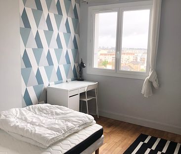 1 chambre meublée à louer dans Colocation T4 avec 2 sdb et parking – Rennes haut St-Helier rue de Vern 470€ cc - Photo 4