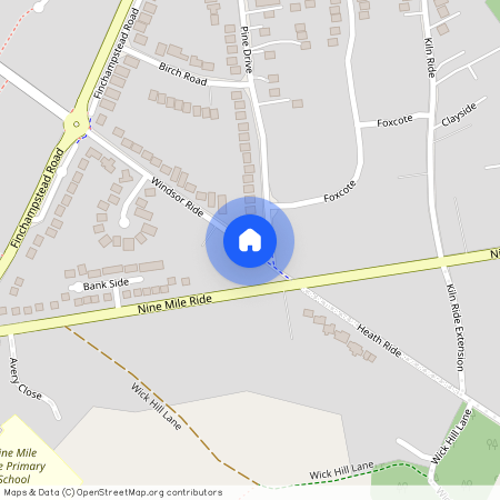 Windsor Ride, Finchampstead, Wokingham, RG40