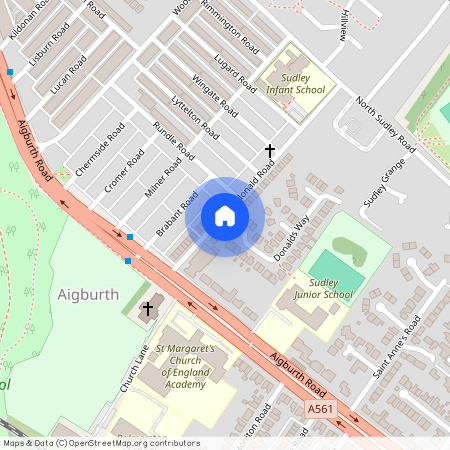 Dundonald Road, Aigburth, Liverpool, Merseyside, L17