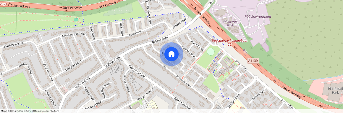 Lombardy Drive, Dogsthorpe PE1