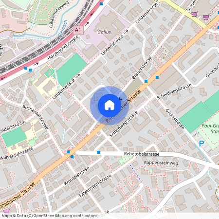 9000, St. Gallen, Rorschacher Strasse, 207