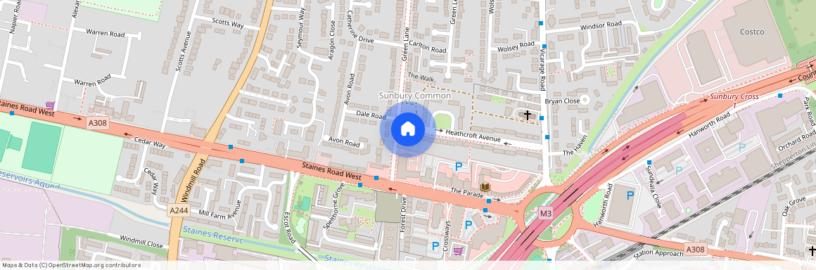 Heathcroft Avenue, Sunbury-on-Thames, Surrey, TW16 7SR