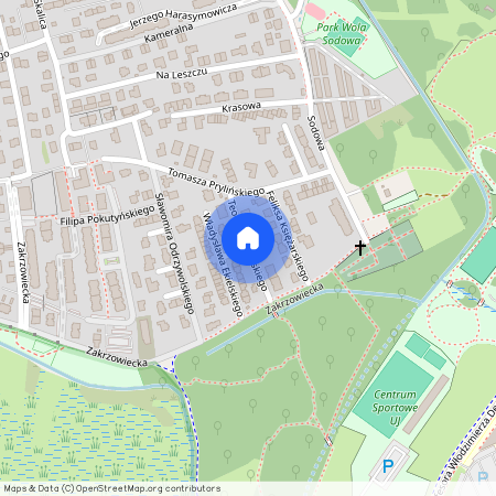 ul. Teodora Talowskiego, Pychowice, Dębniki, Kraków, małopolskie