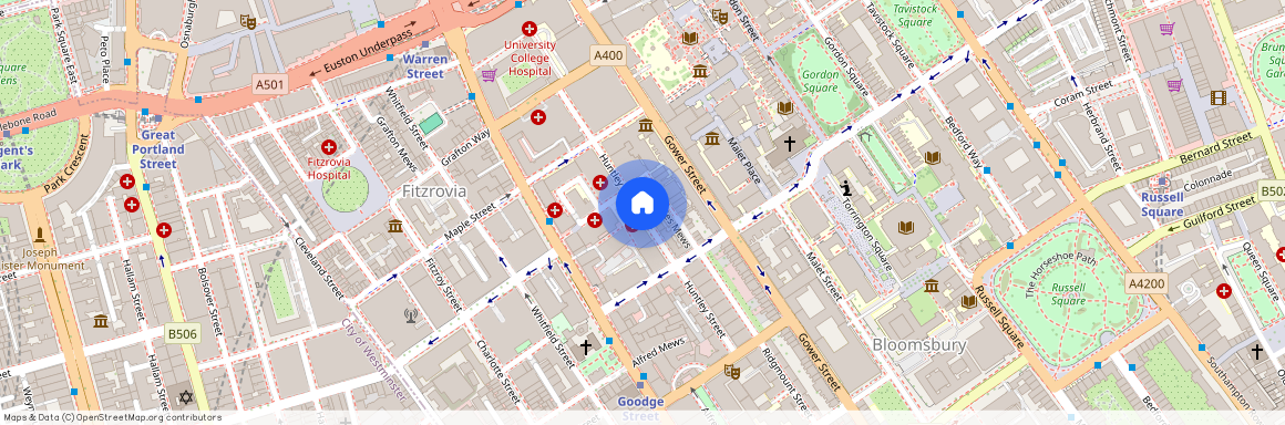 England London Russell Square Huntley Street, London WC1E 6DD, United Kingdom