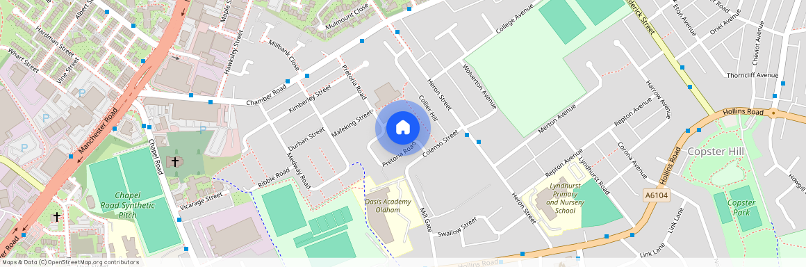 Pretoria Road, Oldham, OL8