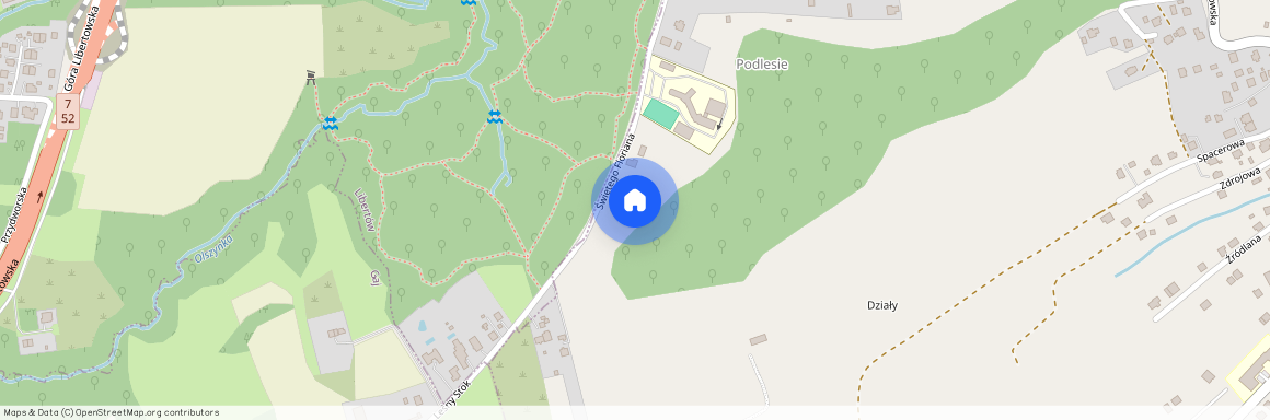 Świętego Floriana, Lusina, Świętego Floriana