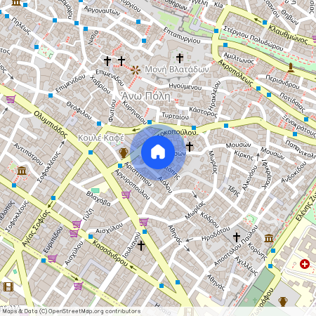 Μουσών 8-24, 546 34, Θεσσαλονίκη (546 34), Κουλέ Καφέ (Άνω Πόλη)