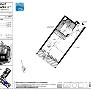 Appartement T1 à louer - 22 m² - Photo 3
