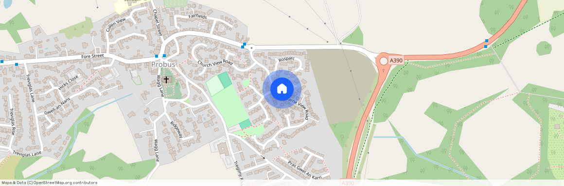 Carne View Road, Probus