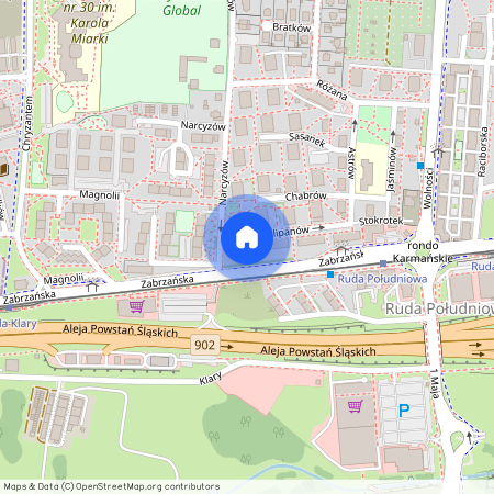 ul. Zabrzańska, Ruda, Ruda Śląska, śląskie