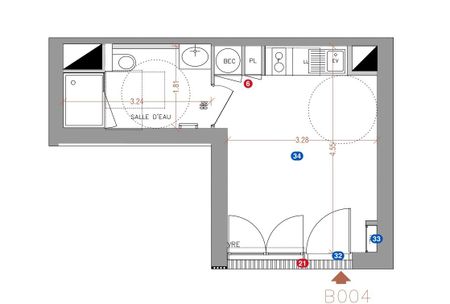 Location Appartement 1 pièce 20m² NANTES 44200 - Photo 2
