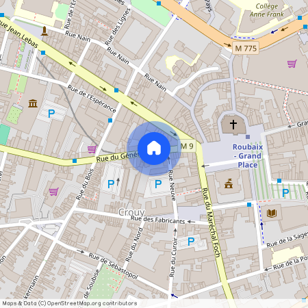 17 23 RUE DU GENERAL SARRAIL, CHAMBRE 2, ROUBAIX