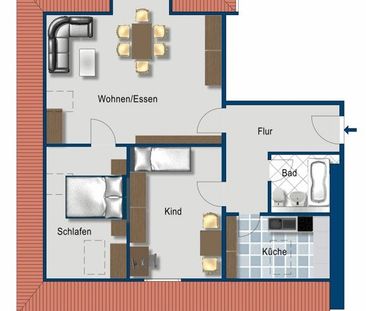 3 Zimmer Dachgeschosswohnung sucht Euch! - Photo 6