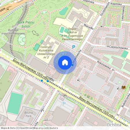 ul. Szczęśliwicka, Stara Ochota, Ochota, Warszawa, mazowieckie