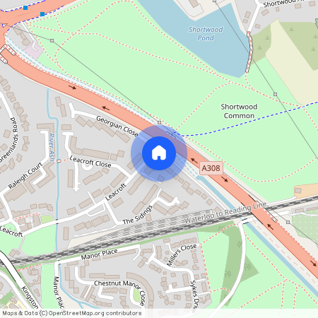 Leacroft, Staines-upon-Thames, Surrey, TW18