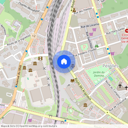 Route des Arsenaux, Entrée B 8, 1700 Fribourg