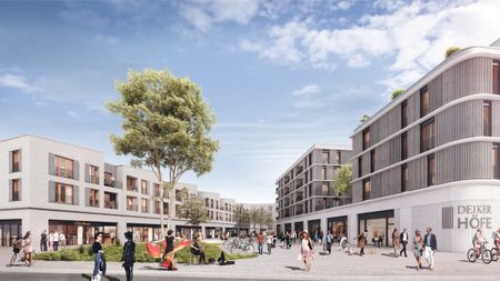 Modernes Wohnen im Neubauquartier Deiker Höfe: Lichtdurchflutete 3-Zimmer-Wohnung mit Südbalkon! - Photo 4