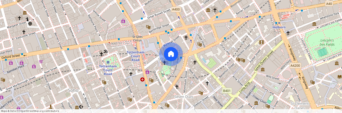 Building Saint Giles High Street - city-relay-rr - 1494832, London