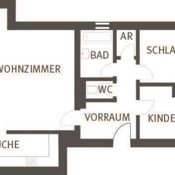 Großzügige, geförderte 3-Zimmerwohnung mit Balkon und Tiefgaragenplatz zu vermieten! - Foto 2