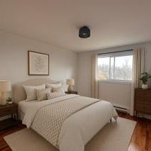 NE PAYEZ RIEN AVANT LE 1ER DECEMBRE.... COMME NEUF, NORD DE SHERBROOKE, GRAND 4 1/2, BALCONS, VUE SUR PARC, TRANQUILLE, RENOVÉ, CUISINE NEUVE... - Photo 2