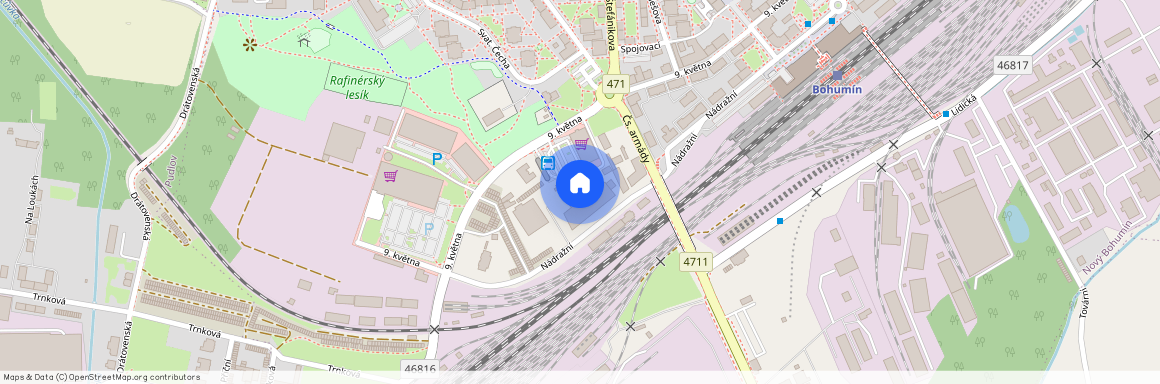 Čs. armády, Bohumín - Nový Bohumín, Moravskoslezský kraj