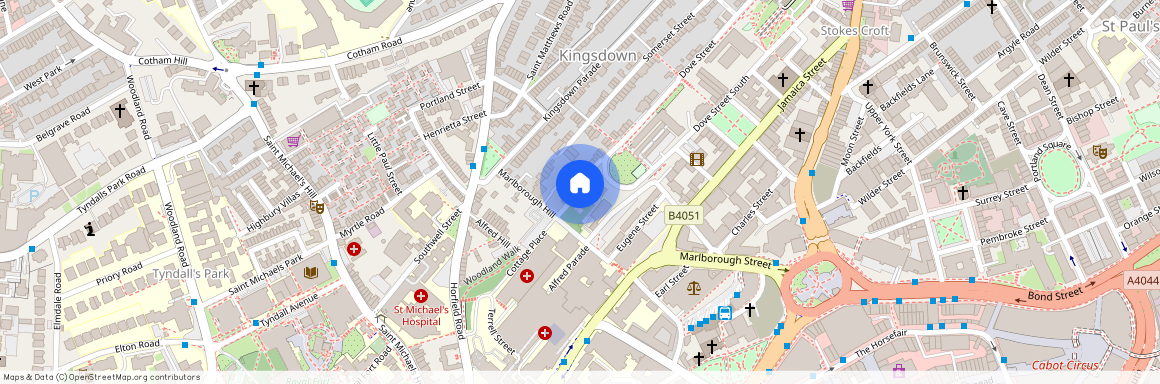 Marlborough Hill Place Kingsdown, BS2 8HA, Bristol, City Of Bristol