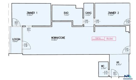 Moderne 3 Zimmer Mietwohnung mit großer Loggia in bester Lage - Photo 4