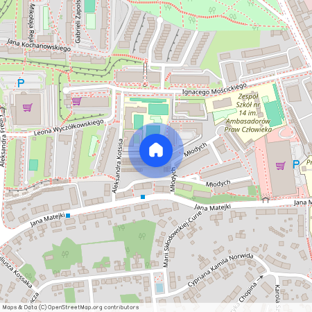 ul. Aleksandra Kotsisa, Staszica, Gorzów Wielkopolski, lubuskie