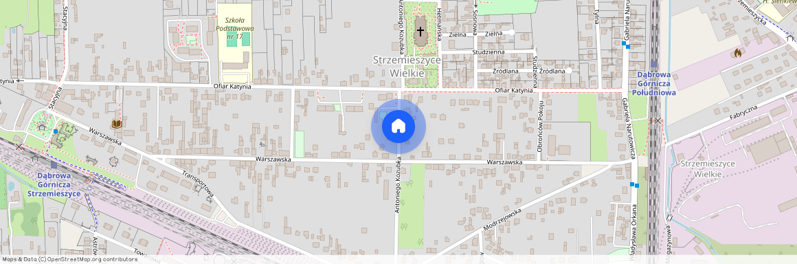 ul. Kozubka, Strzemieszyce Wielkie, Strzemieszyce Wielkie, Dąbrowa Górnicza, śląskie