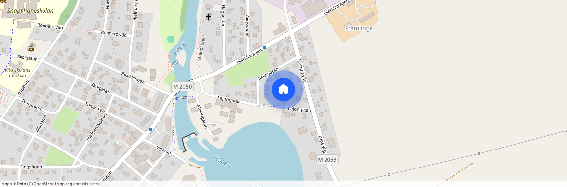 Knislinge, Skåne, Östra Göinge, Lejongatan 13A