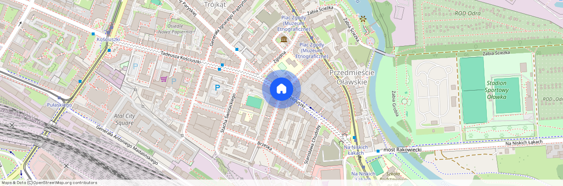 ul. Stanisława Więckowskiego, Przedmieście Oławskie, Krzyki, Wrocław, dolnośląskie