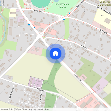 ul. Legionów, Czechowice-Dziedzice, Czechowice-Dziedzice, bielski, śląskie