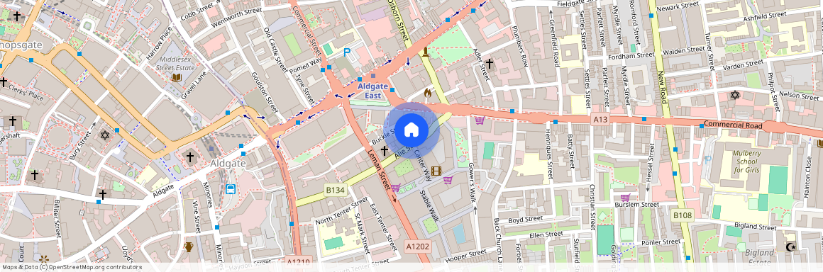 Alie Street, Aldgate, London, E1 8NG