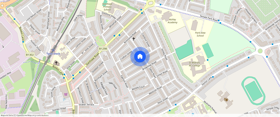 gordon road, south shields