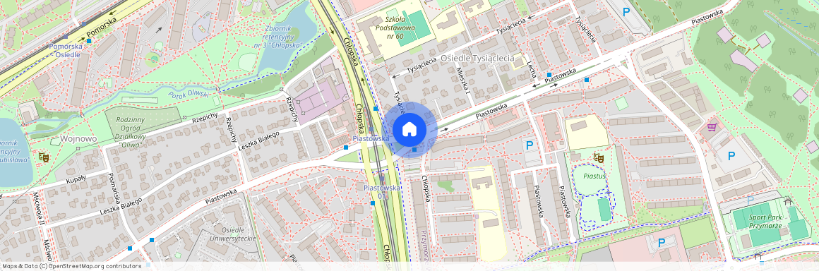 ul. Piastowska, Tysiąclecia, Gdańsk, pomorskie