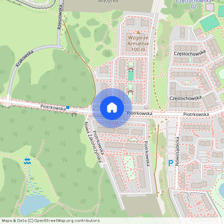 ul. Piotrkowska, Ujeścisko-Łostowice, Gdańsk, pomorskie