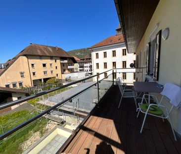 Appartement de 3.5 pièces avec balcon et cheminée - Foto 1