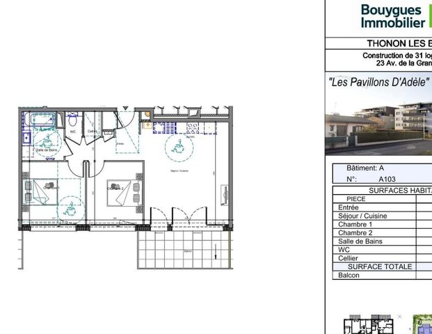 location Appartement T3 DE 61.01m² À THONONS LES BAINS - Photo 1