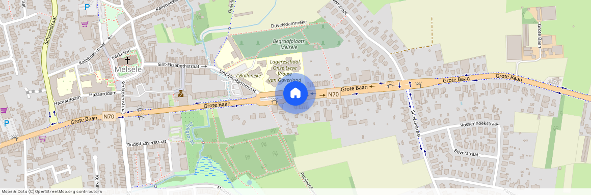 Grote Baan, Melsele
