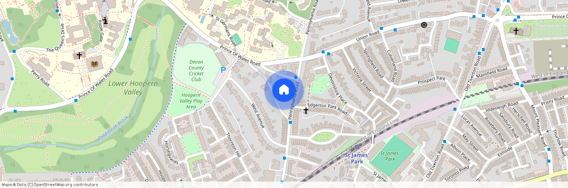 Pennsylvania Crescent, Exeter, EX4