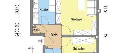 schöne 2-Zimmerwohnung mit Balkon! - Photo 1