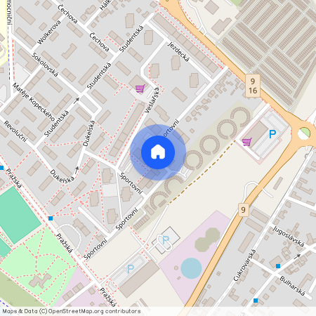 Sportovní, Mělník