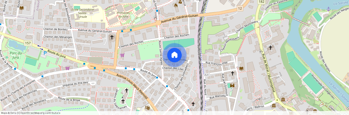 Route des Grottes 10 B, Fribourg